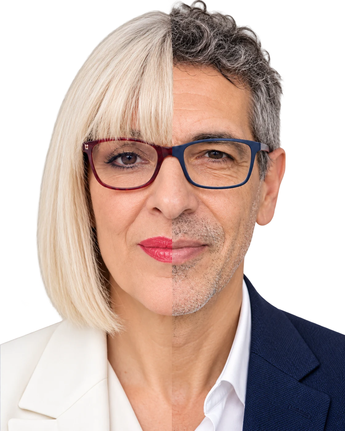 Claudia Eleonora Stomeo e Marco Panareo, metà volto ciascuno