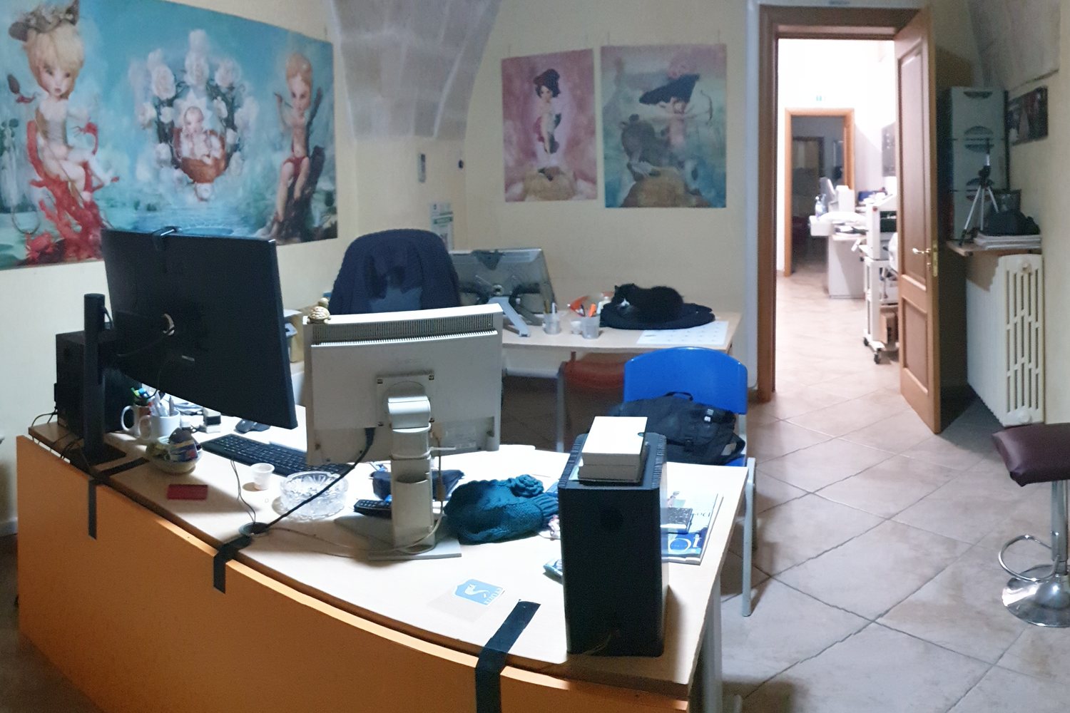 L'ufficio della sede di Lizzanello